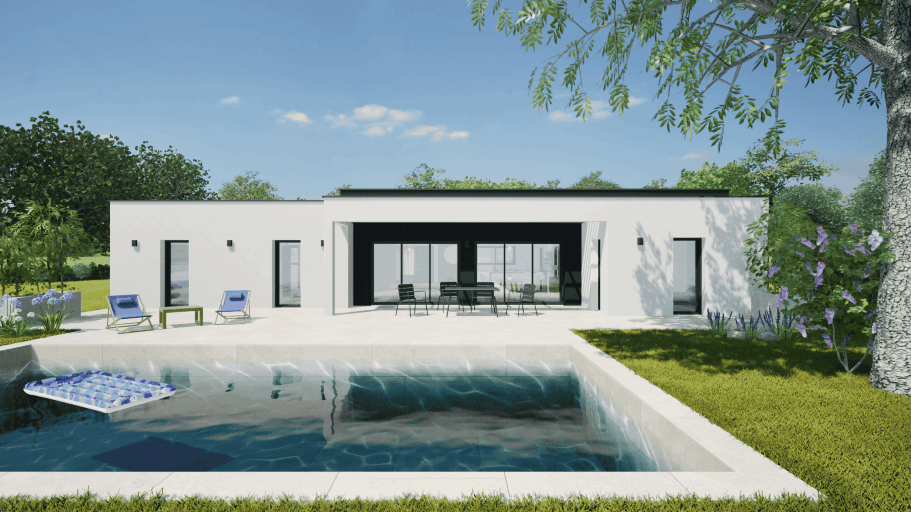 Vue du jardin - Façade Sud