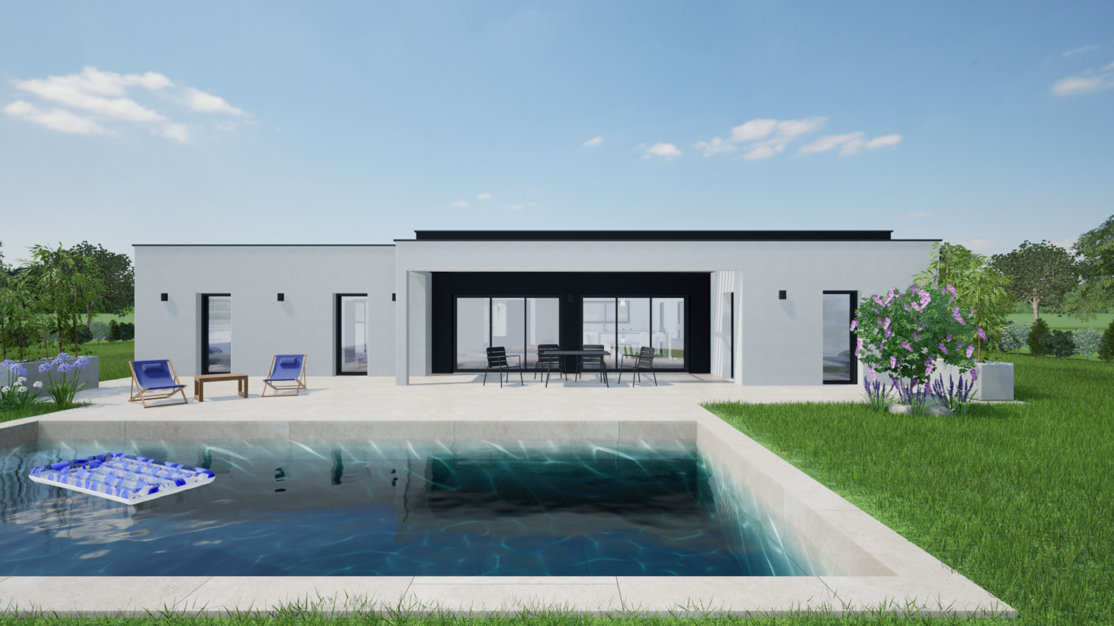Vue du jardin - Façade Sud