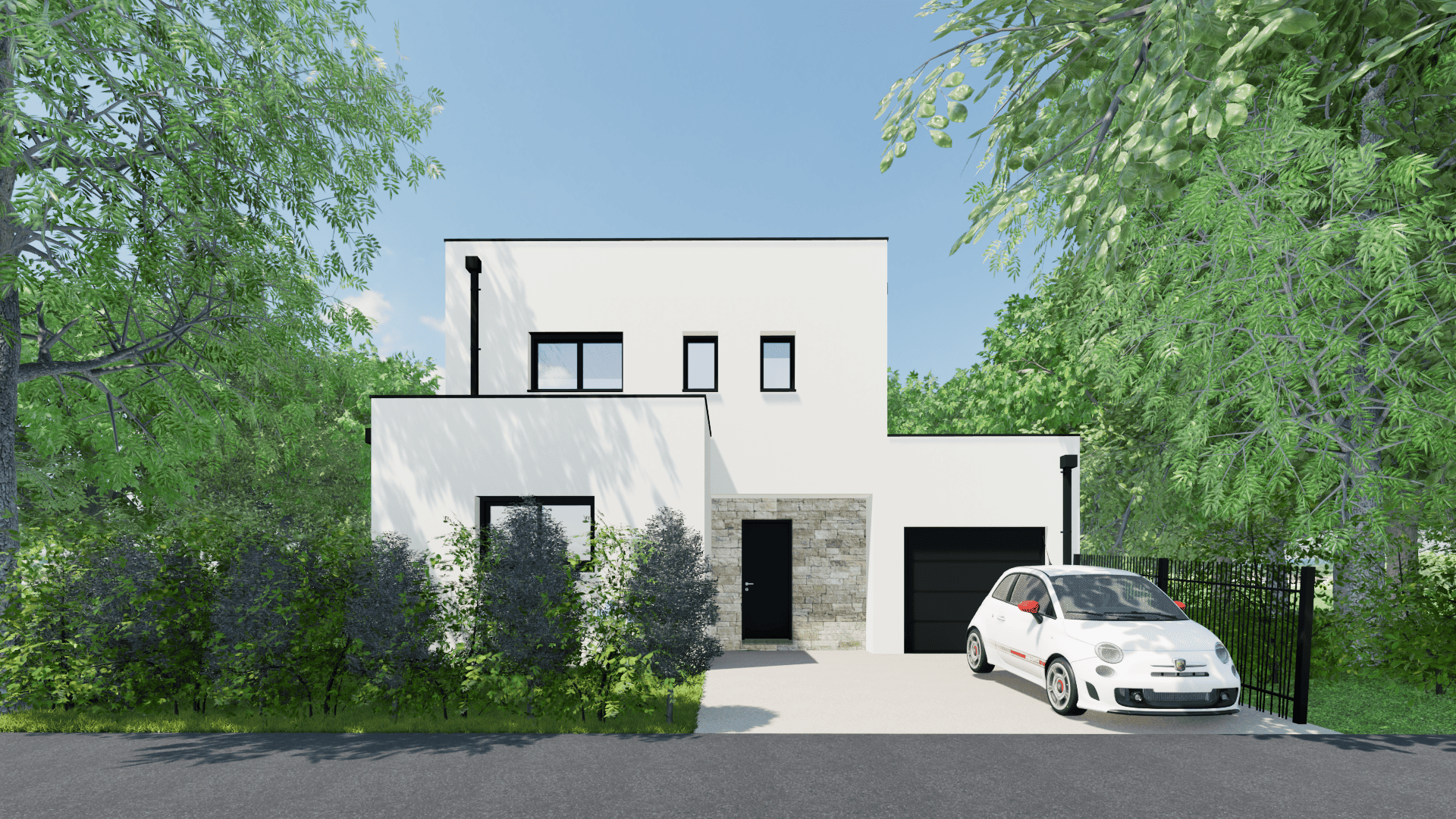 Vue de la rue - Façade Nord